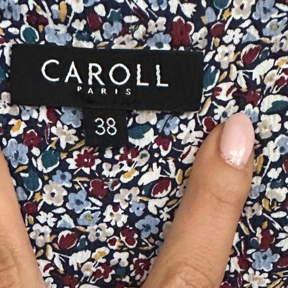 Caroll Paris Floral Design Dress & Size 38 - Picture 2 of 4